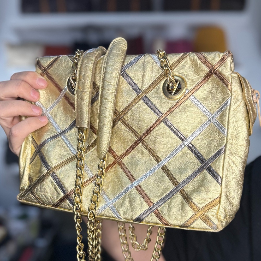 BALLY CHAINED TWO WAY TOTE